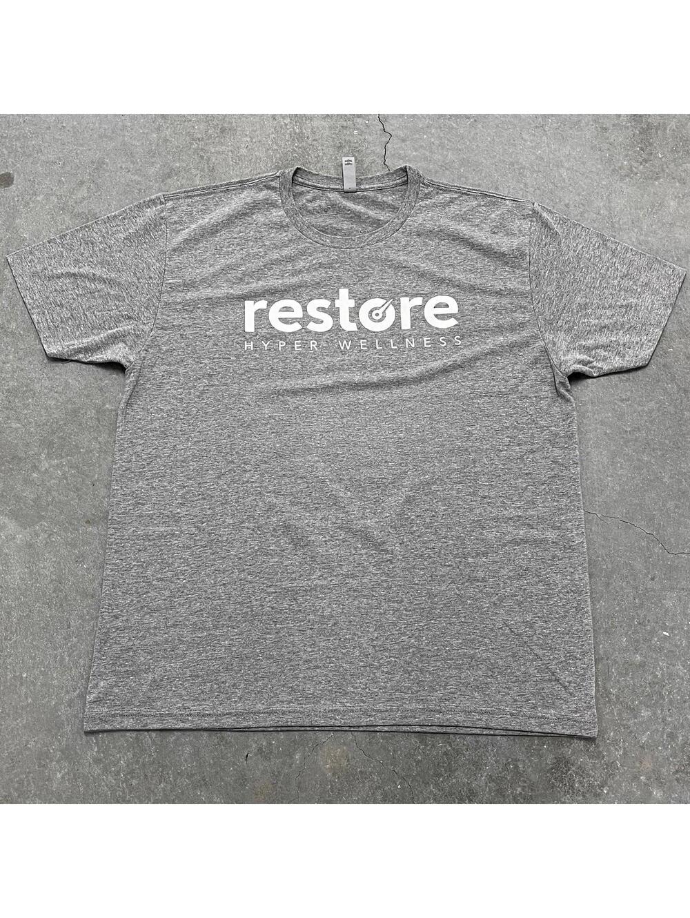 Next Level Apparel RESTORE Hyper Wellness Logo T Shirt